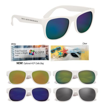 Rubberized Mirrored Sunglasses 1