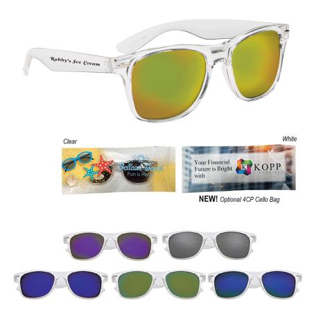 Crystalline Mirrored Malibu Sunglasses 2