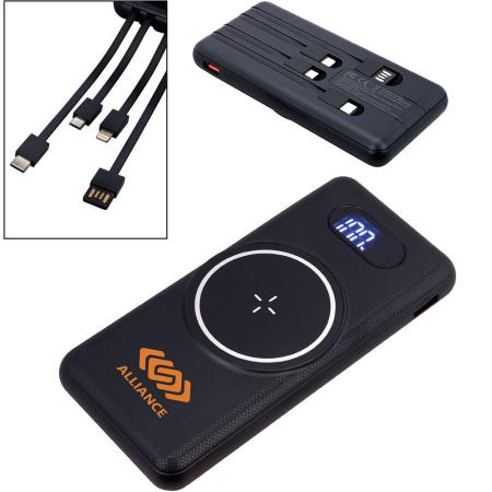 Magnetic Wireless Charger & Power Bank 10,000mAh 2