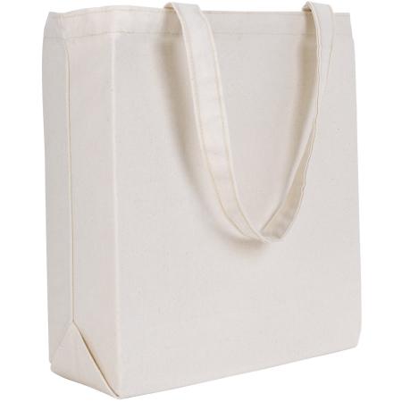 Gusseted Cotton Tote 1