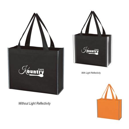 Reflective Shopper Laminated Reflective Non-Woven Shopper Bag 1