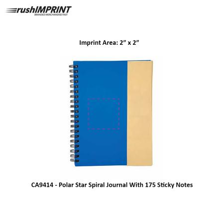 Polar Star Spiral Journal With 175 Sticky Notes 1