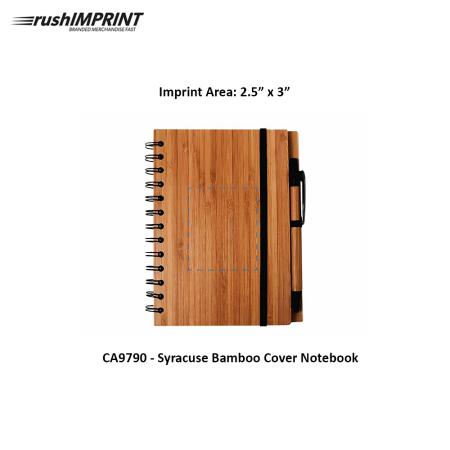 Syracuse Bamboo Cover Notebook 1