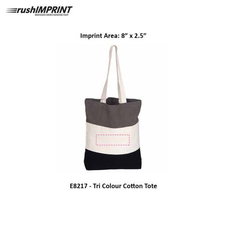 Tri Colour Cotton Tote 1