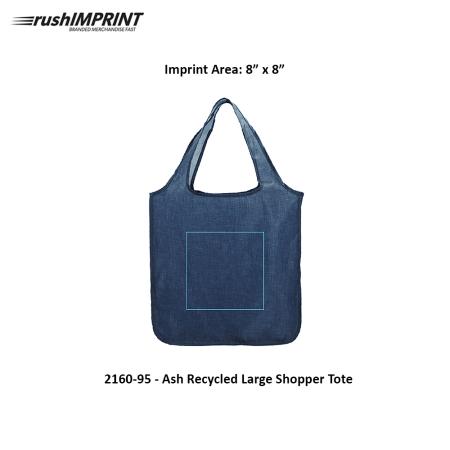 Ash Recycled Large Shopper Tote 1