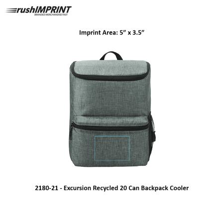 Excursion Recycled 20 Can Backpack Cooler 3