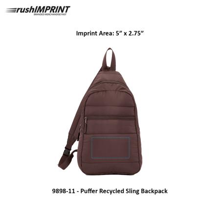 Puffer Recycled Sling Backpack 2