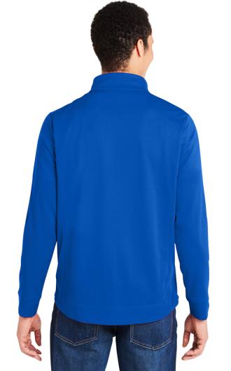 Core365 Men's Market Snag Protect Mesh Colorblock Quarter-Zip 3