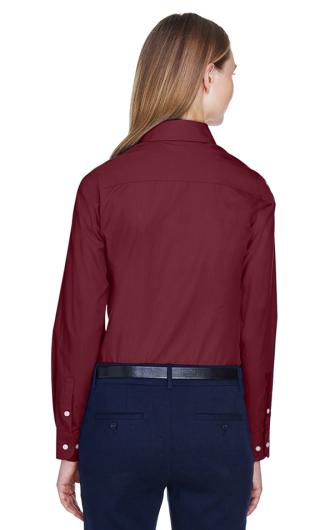 Devon & Jones Ladies' Crown Woven Collection Broadcloth 1