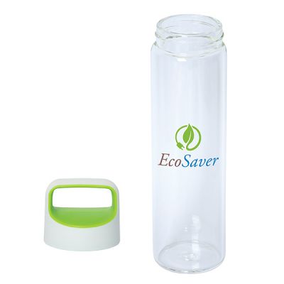 Promotional 600 Ml. (20 Oz.) Glass Water Bottle in Canada - Custom