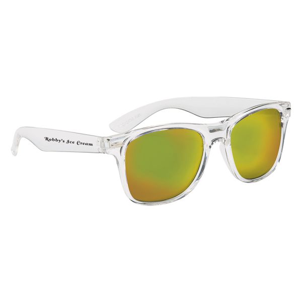 Crystalline Mirrored Malibu Sunglasses