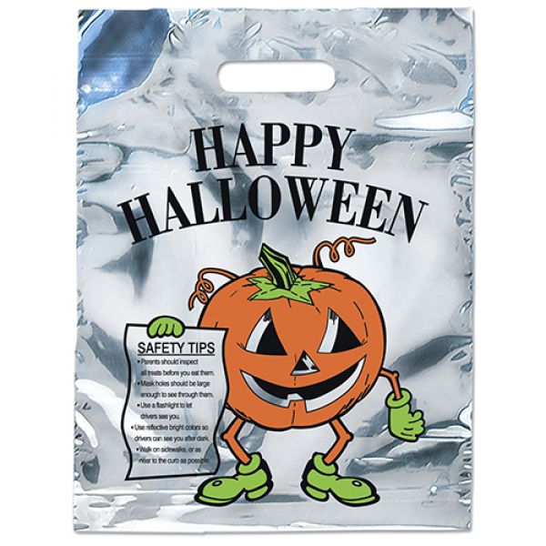  Silver Reflective Pumpkin Bag