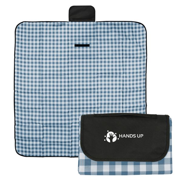 Gingham Roll-Up Picnic Blanket