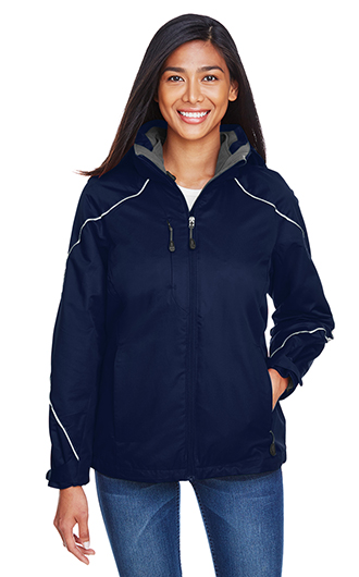 Angle Women's 3 in 1 Jacket With Bonded Fleece Liner