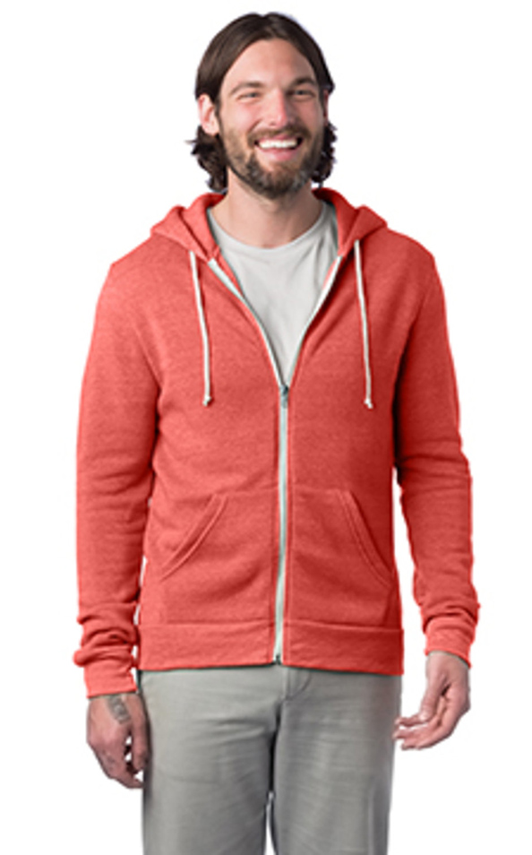 Alternative Unisex Rocky Eco-Fleece Zip Hoodie