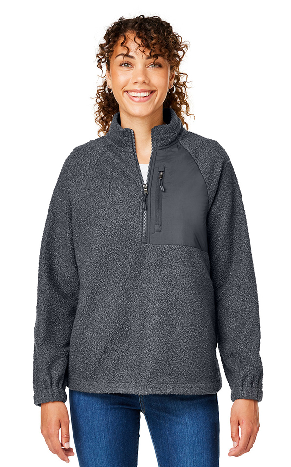 North End Ladies' Aura Sweater Fleece Quarter-Zip