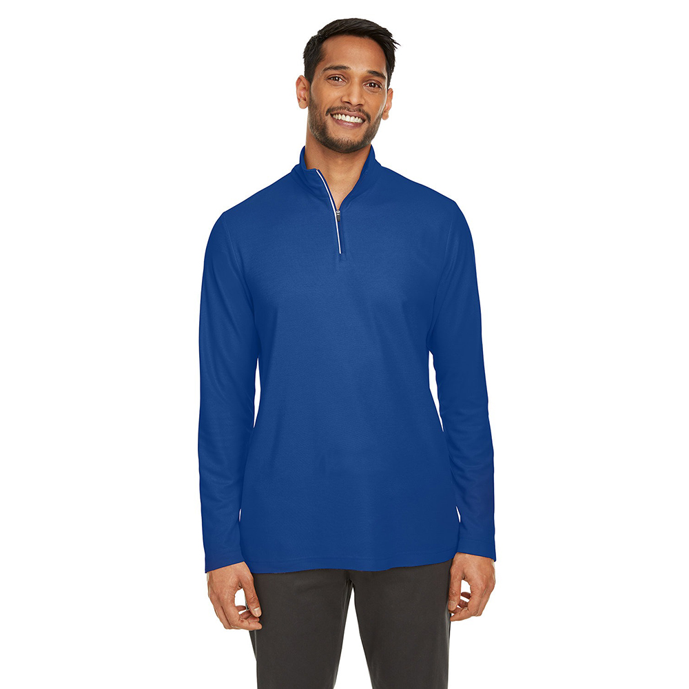 Core365 Men's Fusion ChromaSoft Pique Quarter-Zip